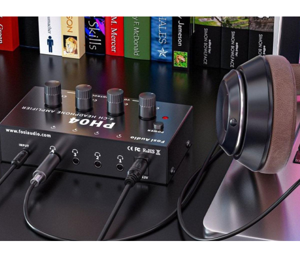 Fosi Audio Fosi Audio PH04 - Wzmacniacz słuchakowy dla 4 par słuchawek - 1583300 - zdjęcie 3